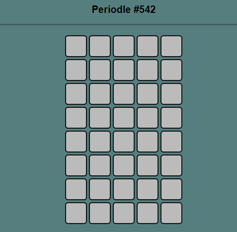 Play Periodle Online