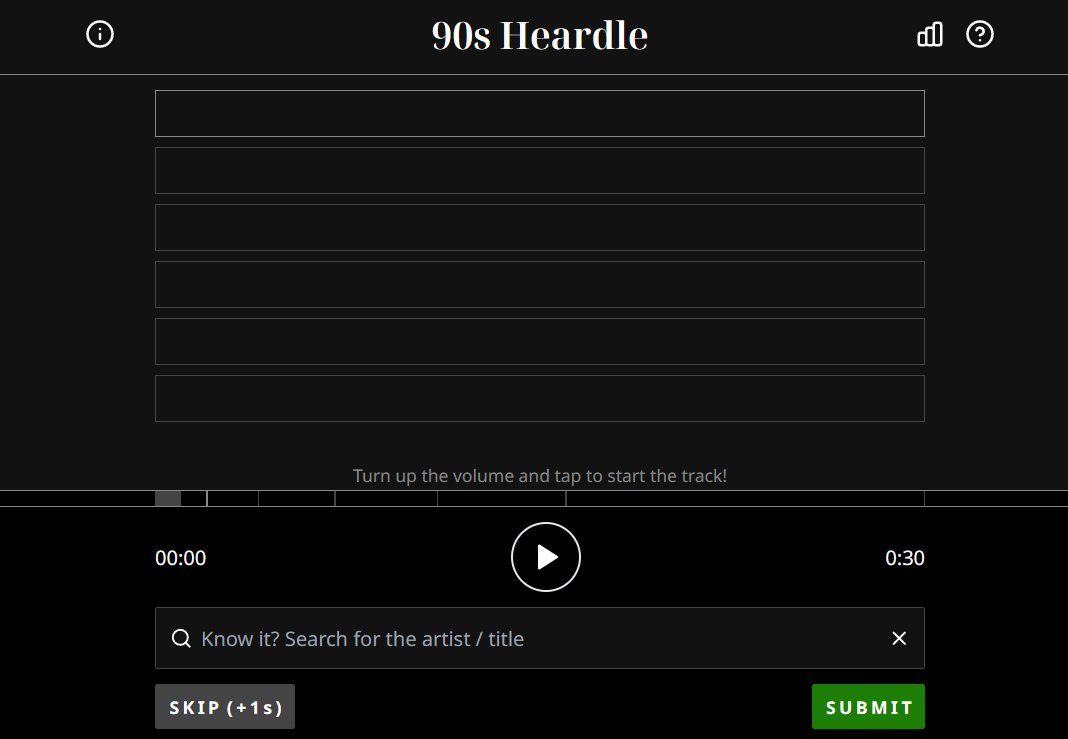 Heardle 90s