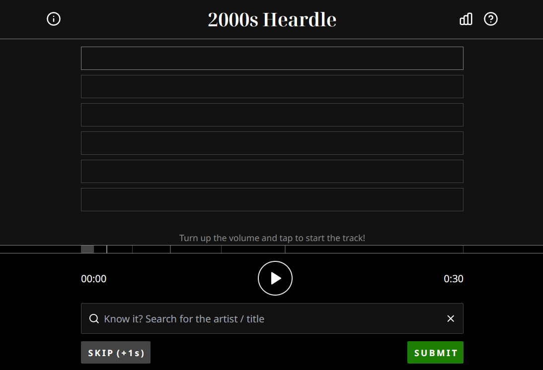 Heardle 2000s